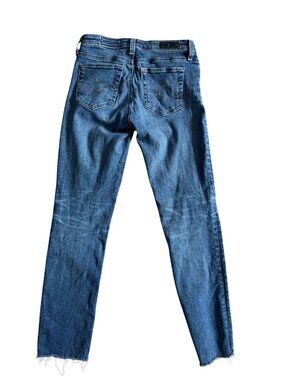 AG Adriano Goldschmied Classic Blue Straight-Leg Jeans